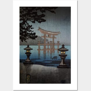 Rainy Miyajima by Tsuchiya Koitsu Posters and Art